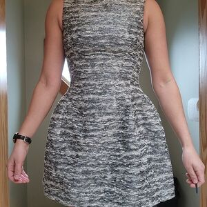 Zara Sparkly Tweed Mini Dress